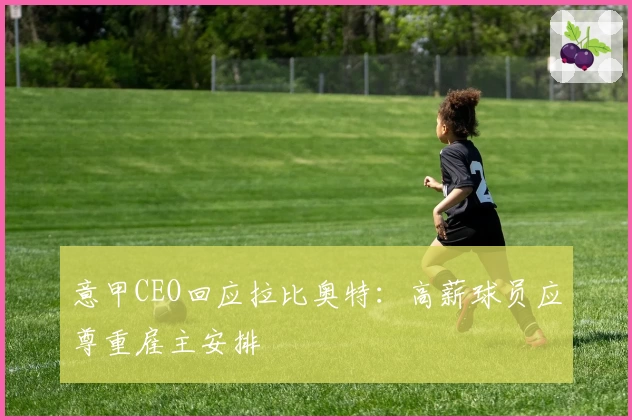 意甲CEO回应拉比奥特:高薪球员应尊重雇主安排